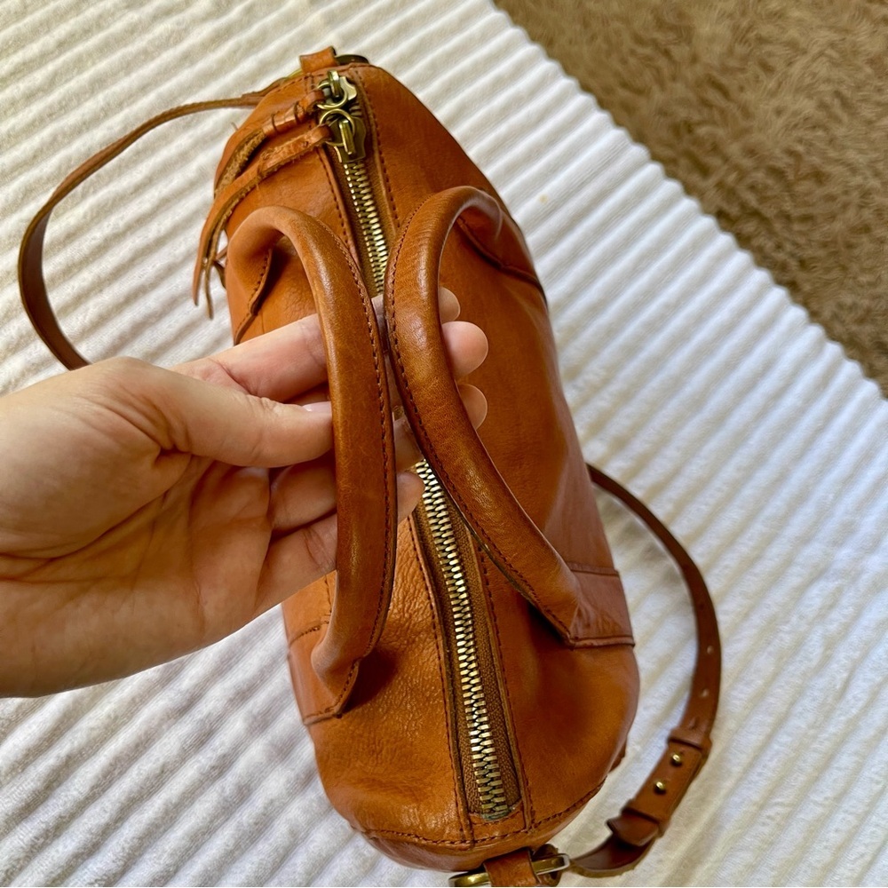 Madewell Tan Leather Satchel Bag - Picture 8 of 10